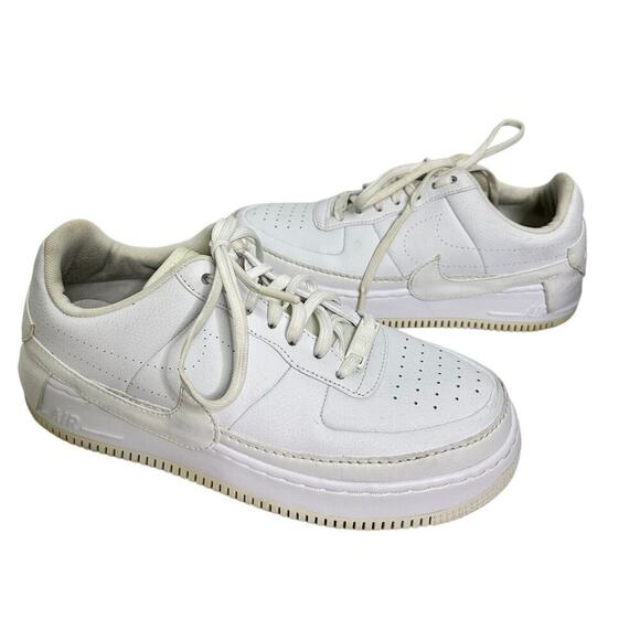 Nike 9.5 Women White Shoe Cream Jester XX Triple 2018 y2k 90s Streetwear Sneaker - Picture 1 of 14